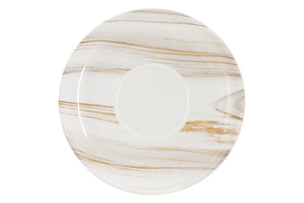Пара чайная, 1 перс, 2 пр, 250 мл, фарфор P, белая, мрамор, Royal Marble